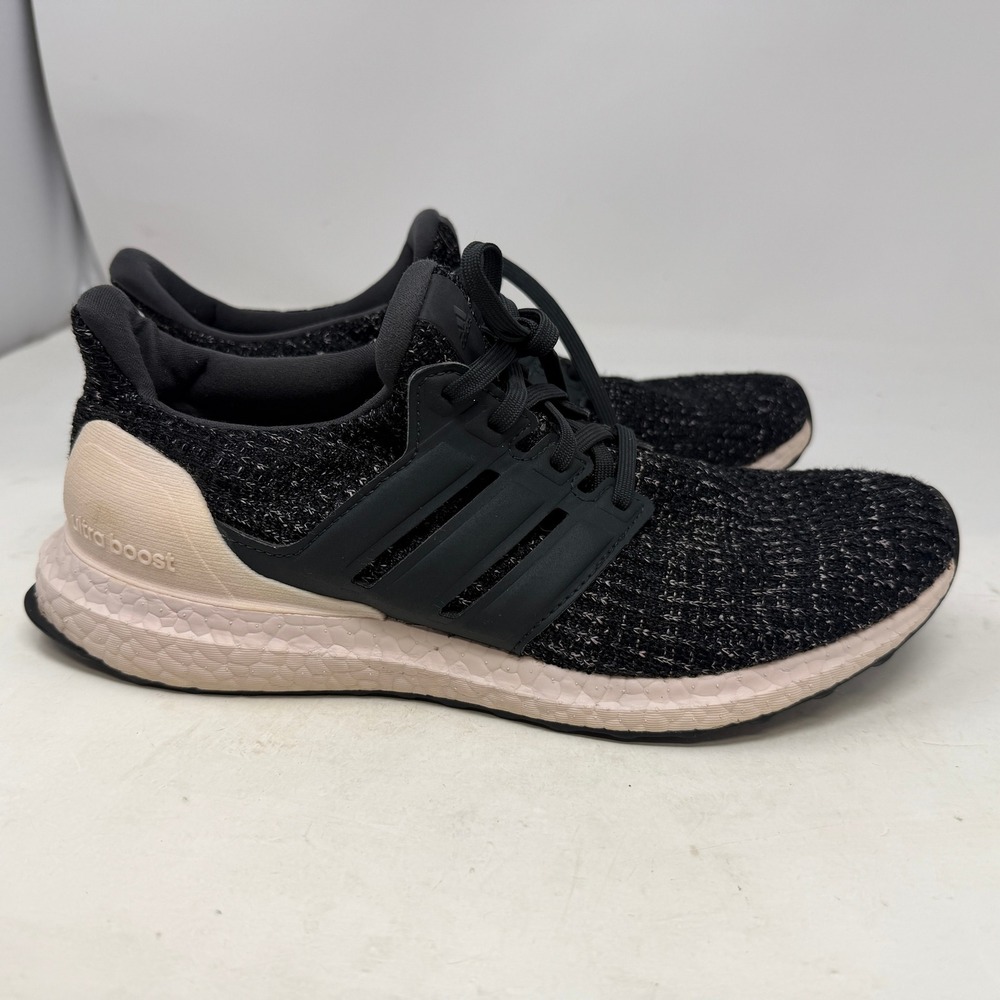 Adidas Sneakers Womens 9 Ultra Boost 4.0 Black Pink DB3210 Running Shoes